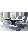 Stół Xenon 140 Dąb Artisan / Czarny Super Decor